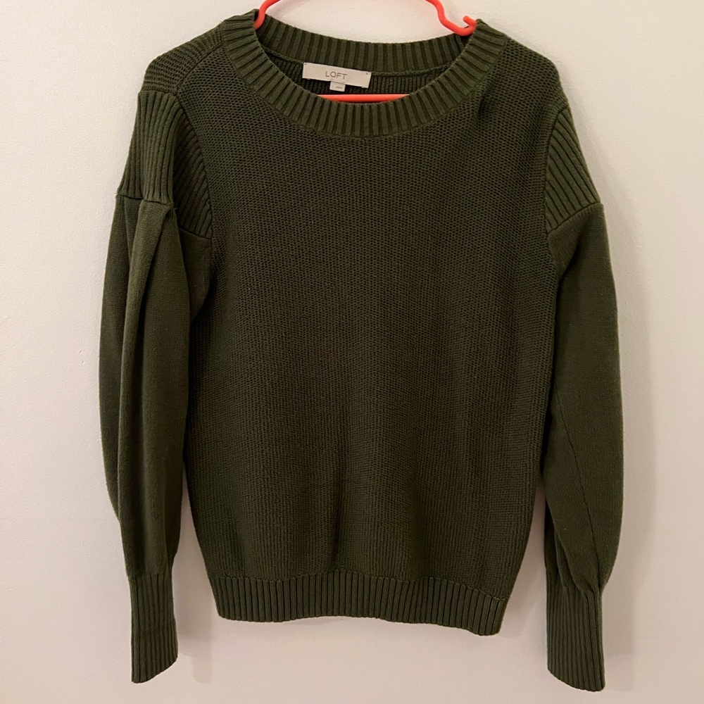 LOFT Green Sweater, L
